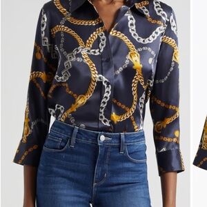 L’Agence Dani silk blouse